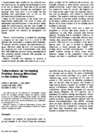 Tuberculosis An Increasing Problem Among Minorities In The US
