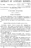 Abstract of sanitary reports  v 8 no 9 March 3 1893