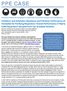 PPE CASE P20200111 Inhalation and Exhalation Resistance and Filtration Performance of Stockpiled AirPurifying Respirators Overall Performance of Nearly 4000 Respirators Sampled from Ten Stockpile Facilities