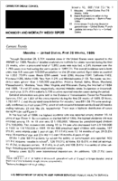 MMWR Morbidity and Mortality Weekly Report January 10 1986  Vol 35  No 1