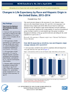 Changes in Life Expectancy by Race and Hispanic Origin in the United States 20132014