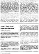 Women And Lung Cancer
