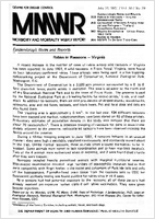 Morbidity and Mortality Weekly Report MMWR July 31 1981  Vol 30  No 29