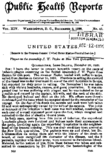 Public health reports  v 14 no 49 December 8 1899