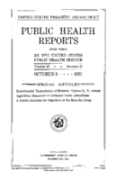 Public Health Reports  v 46 no 41  cover