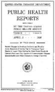 Public Health Reports  v 51 no 14  cover