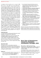 Rare Case of Rickettsiosis Caused by Rickettsia monacensis Portugal 2021
