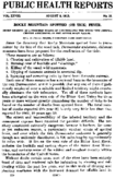 Weekly Reports for AUGUST 8 1913