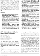 AIDS knowledge and attitudes among adults in Vermont