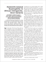 Helminthrelated Eosinophilia in African Immigrants Gran Canaria