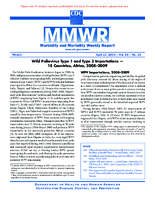 MMWR Morbidity and Mortality Weekly Report Vol 58 No 14 April 17 2009