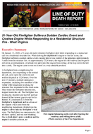 51YearOld Firefighter Suffers a Sudden Cardiac Event and Crashes Engine While Responding to a Residential Structure Fire  West Virginia