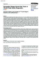 Personality Change Across Four Years in World Trade Center Responders