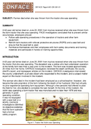 Farmer died when she was thrown from the tractor she was operating