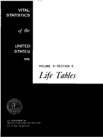 1975 Life Tables