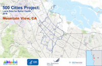 500 Cities Project Local Data for Better Health 2016 Mountain View CA