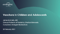 Vaxchora in Children and Adolescents