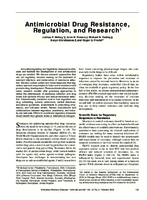 Antimicrobial Drug Resistance Regulation and Research1