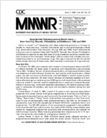 Morbidity and Mortality Weekly Report MMWR June 7 1996  Vol 45  No 22