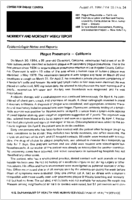 MMWR Morbidity and Mortality Weekly Report August 31 1984  Vol 33  No 34