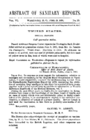 Abstract of sanitary reports  v VI no 22 June 19 1891