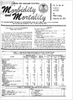 Morbidity and Mortality Weekly Report Vol 22 No 50 week ending December 15 1973
