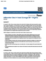 Millworker Dies in Feed Storage Bin  Virginia FACE 9234