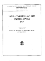Vital Statistics of the United States 1959 Volume II