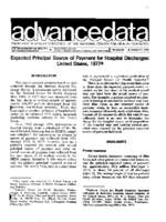 Expected Principal Source of Payment for Hospital Discharges United States 1977