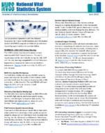 National Vital Statistics System Division of Vital Statistics Newsletter  June 2022
