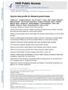 Vaccine value profile for Neisseria gonorrhoeae