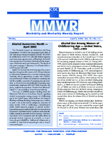 MMWR Morbidity and Mortality Weekly Report Vol 51 No 13 April 5 2002