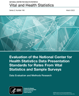 Evaluation of the National Center for Health Statistics Data Presentation Standards for Rates from Vital Statistics and Sample Surveys