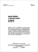Inpatient Utilization of ShortStay Hospitals by Diagnosis United States 1975