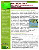 FACE Fatal Facts Electrocution Hazard from Overhead Lighting Systems
