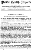 Public health reports  v 15 no 5 February 2 1900