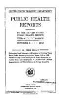 Public Health Reports  v 48 no 40  cover