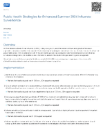 Public Health Strategies for Enhanced Summer 2024 Influenza Surveillance