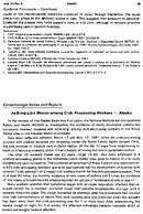 AsthmaLike Illness Among CrabProcessing Workers  Alaska