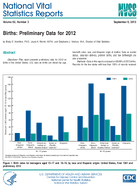 Births Preliminary Data for 2012