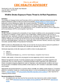 Wildfire Smoke Exposure Poses Threat to AtRisk Populations June 30 2023 130 PM ET