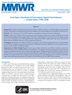 Morbidity and Mortality Weekly Report MMWR  Early Release  Vol 60 November 1 2011