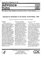 Exposure to Alcoholism in the Family United States 1988