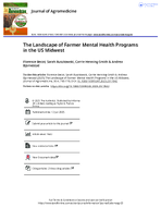 The Landscape of Farmer Mental Health Programs in the US Midwest