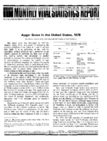 Apgar score in the United States 1978