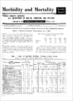 Morbidity and Mortality Weekly Report Vol 10 No 26 for Release July 7 1961