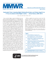 MMWR Morbidity and Mortality Weekly Report Vol 65 No 29 July 29 2016