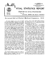Personal outofpocket medical expenses 1970