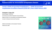 Trends in COVID19associated hospitalizations  COVID19Associated Hospitalization Surveillance Network COVIDNet March 2020February 2023