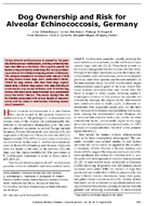 Dog Ownership and Risk for Alveolar Echinococcosis Germany